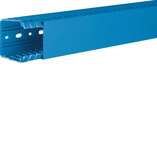 Slotted panel trunking made of PVC BA7 60x60mm blue image 1