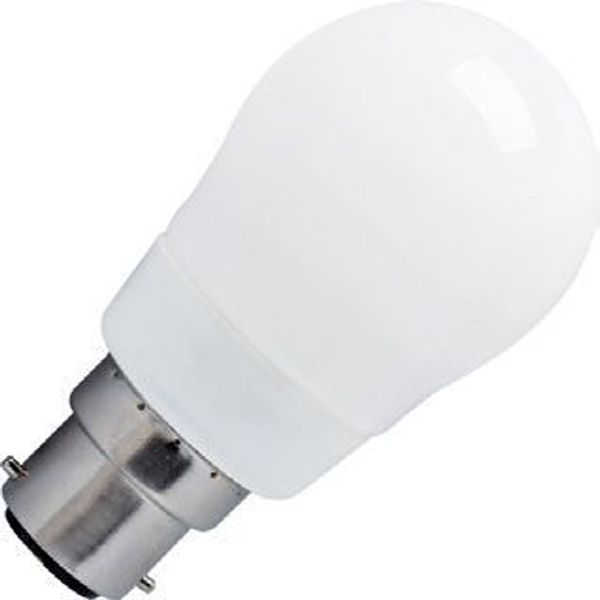 Ba22d CFL A-Lamp 60x117 230V 500Lm 11W 2700K 10Khrs image 1