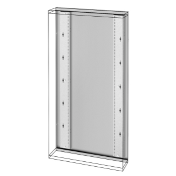 REAR FRAME - WALL MOUNTING DISTRIBUTION BOARD - QDX 630 L - 600X1000MM image 1