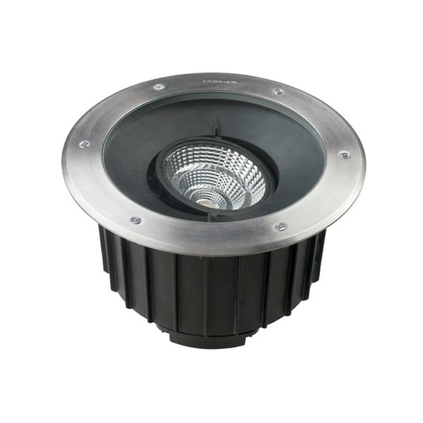 Recessed uplighting IP65-IP67 Gea Cob LED Aluminium ø300mm LED 34.7W 3000K AISI 316 stainless steel 3681lm image 1