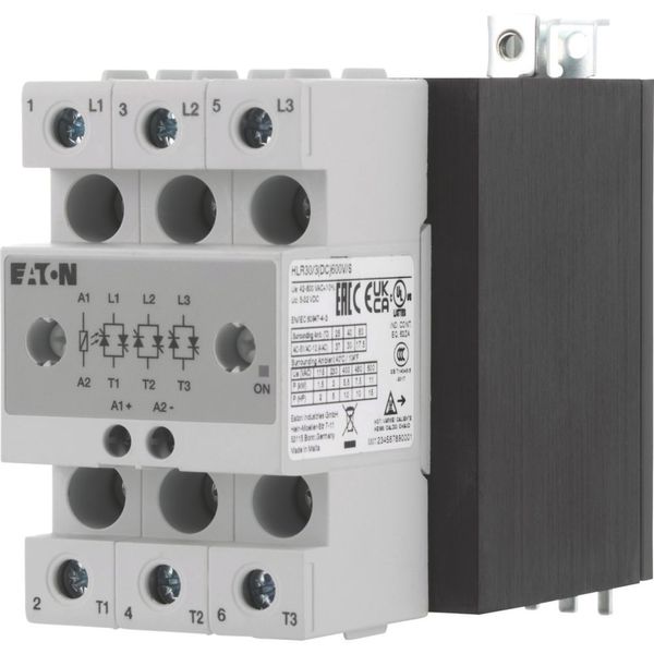 Solid-state relay, 3-phase, 30 A, 42 - 660 V, DC, high fuse protection image 18