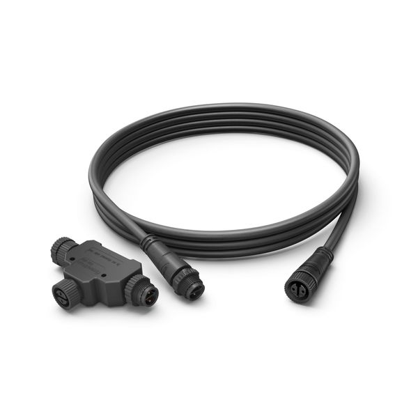 Extension cable with T connector Outdoor 2,5m image 1