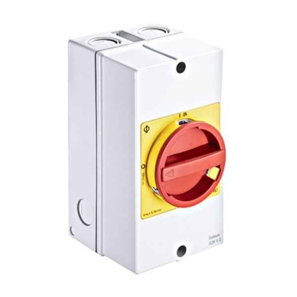 Repair switch emergency off, enclosed, 3-pole, 40A, 15kW image 1