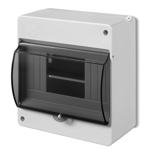 MINI S-6 CASING SURFACE MOUNTED PE+N WITH SMOKED DOOR image 3