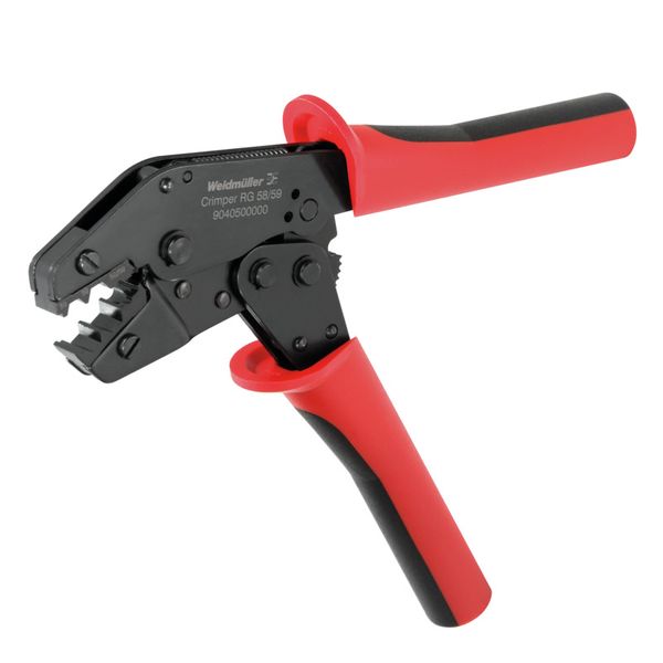 Crimping tool, Coaxial connector image 1