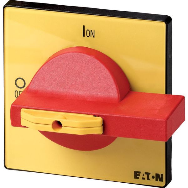 Locking handle, red yellow for T8-3-8342/-. image 3