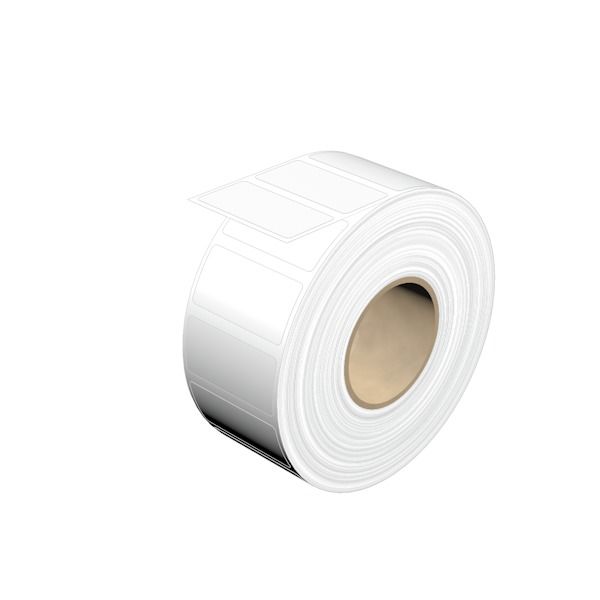 Device marking, Self-adhesive, halogen-free, 38 mm, Polyester, white image 2