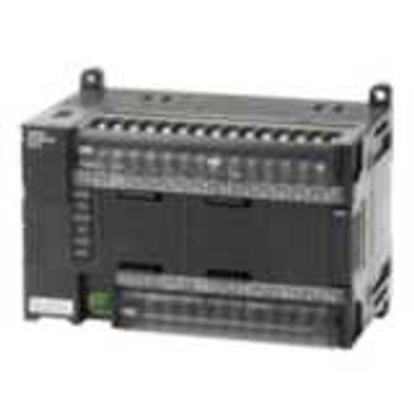 PLC, 24 VDC supply, 24 x 24 VDC inputs, 16 x NPN outputs 0.3 A, 2 x an image 1