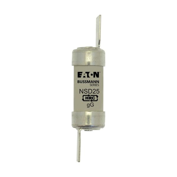 Fuse-link, LV, 25 A, AC 550 V, BS88/F1, 14 x 59 mm, gL/gG, BS image 6