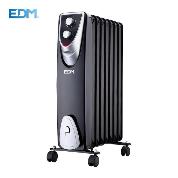 Radiator "BLACK EDITION" without oil 8 elements 1500W 07127 image 1