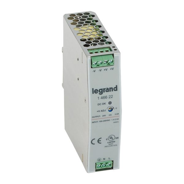 Stabilised switched mode power supply - single-phase -75-960 W -output 24V= -75W image 2