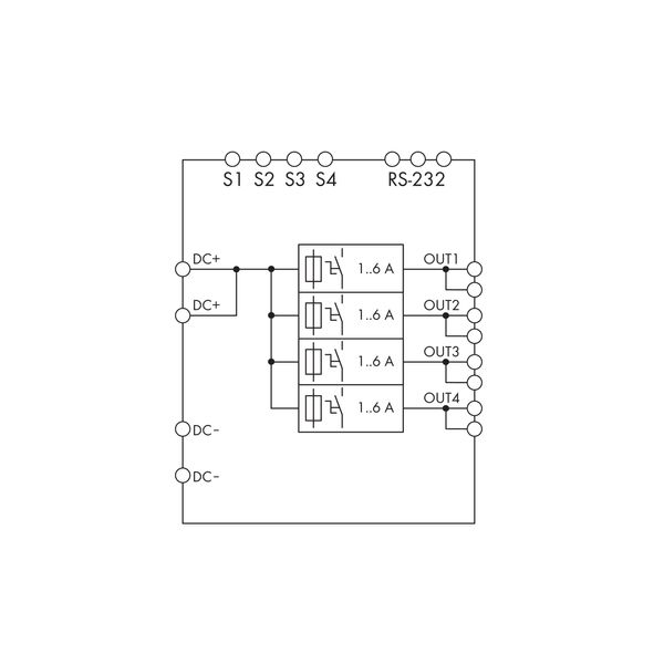 Electronic circuit breaker 4-channel 24 VDC input voltage image 7