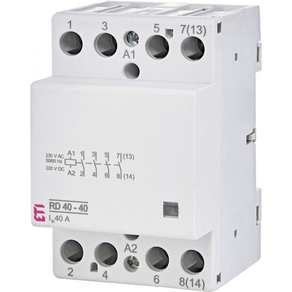 Modular contactor, RD 40-40-230V AC/DC image 1