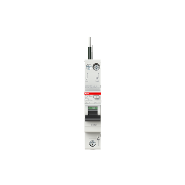 DSE201 B20 A30 - N Black Residual Current Circuit Breaker with Overcurrent Protection image 3