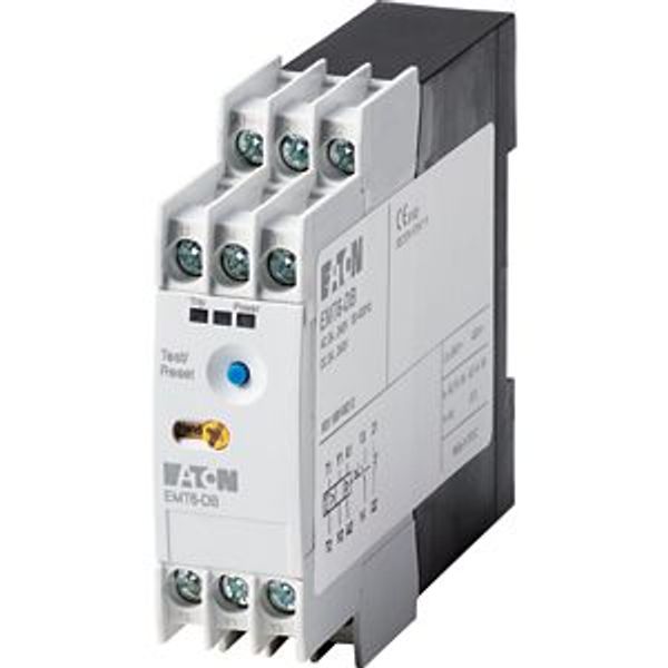 Thermistor overload relay for machine protection, 230V50/60Hz, with lock image 2