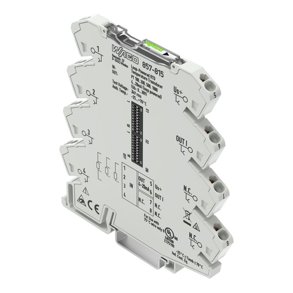 Temperature signal conditioner for RTD sensors Current output signal P image 2