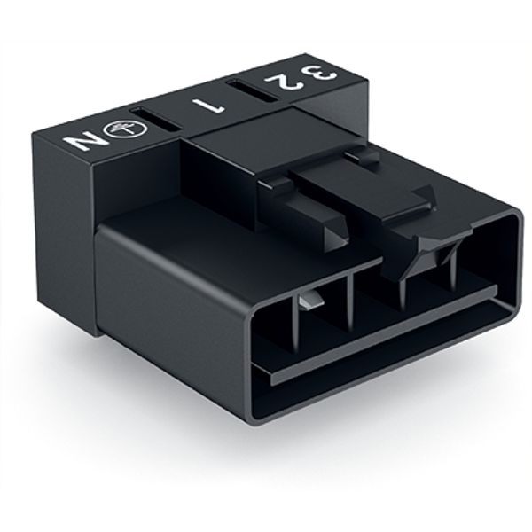 Plug for PCBs angled 5-pole black image 3