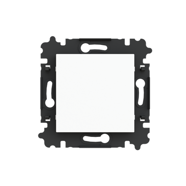 3902H-A00001 68W Cable Outlet / Blank Plate / Adapter Ring Blind plate None white - Levit image 1