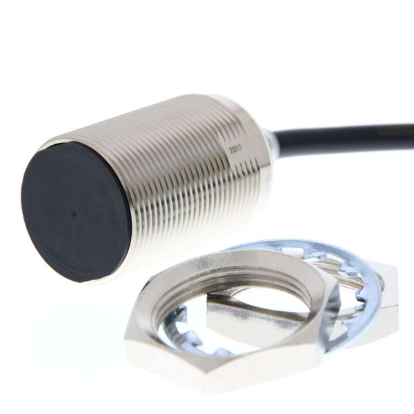 Proximity sensor, inductive, brass-nickel, M30, shielded, 20 mm, NO, 5 image 2