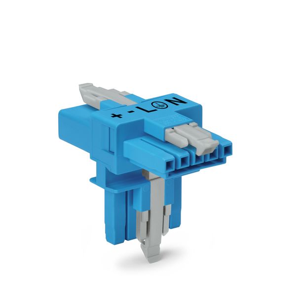 T-distribution connector 5-pole Cod. I blue image 1