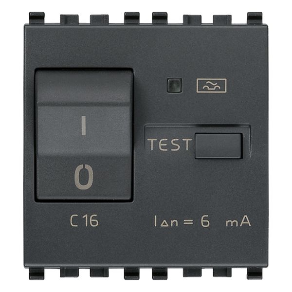 1P+N C16 RCBO 120-230V 6mA grey image 1