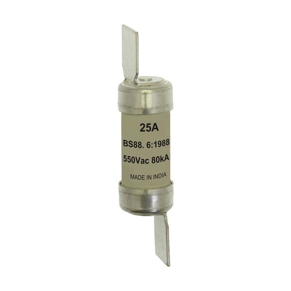 Fuse-link, LV, 25 A, AC 550 V, BS88/F1, 14 x 59 mm, gL/gG, BS image 9