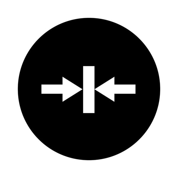 Button plate, raised black, clamp symbol image 6