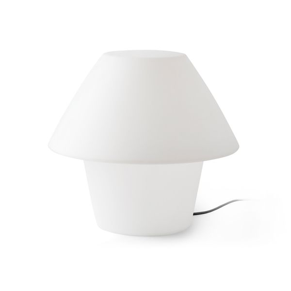 VERSUS-E WHITE TABLE LAMP 1 X E27 15W image 1