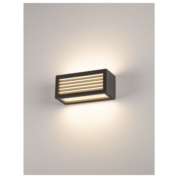 BOX-L E27 wall lamp, E27, max. 18W, square, anthracite image 4