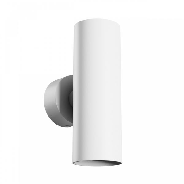 SQUALLA VARIOSA TUBO 2XGU10 SCONCE 230V IP20 55X160X90MM WHITE ROUND image 1