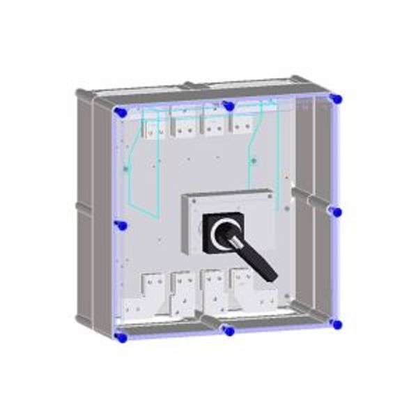 Switch enclosure prepared for 1 NZM4 MCCB 4P image 2