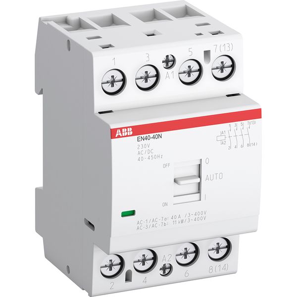 EN40-30N-06 Installation Contactor (NO) 40 A - 3 NO - 0 NC - 230 V - Control Circuit 400 Hz image 1