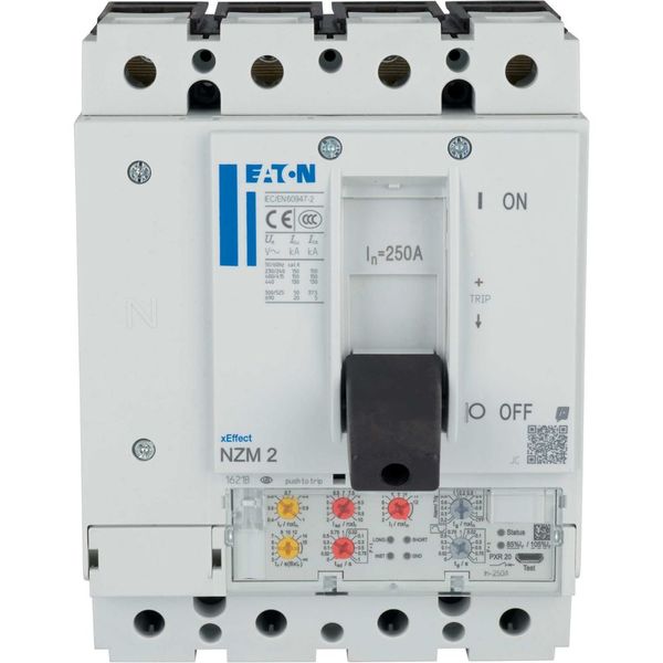 NZM2 PXR20 circuit breaker, 250A, 4p, Screw terminal, earth-fault protection image 10