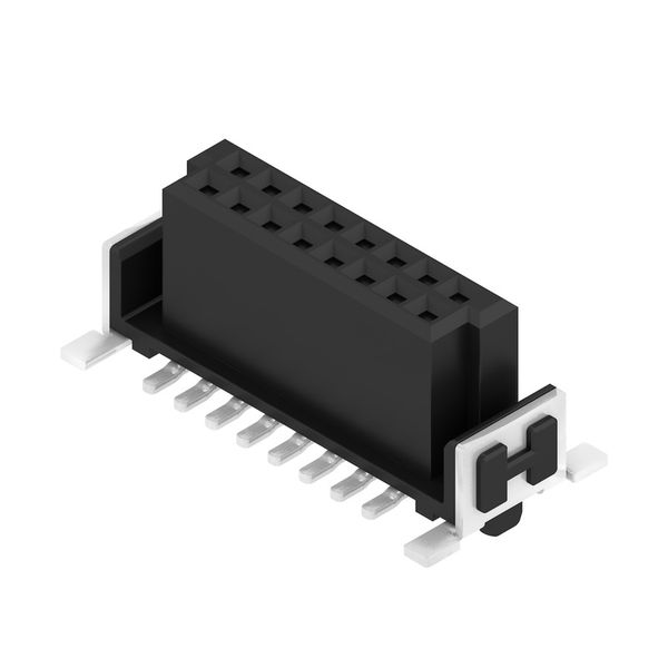 PCB plug-in connector (board connection), 1.27 mm, Number of poles: 16 image 2