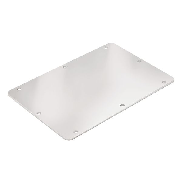 Flange plate, Klippon TB (Terminal Box), straight, 117 x 428 x 3 mm, G image 1