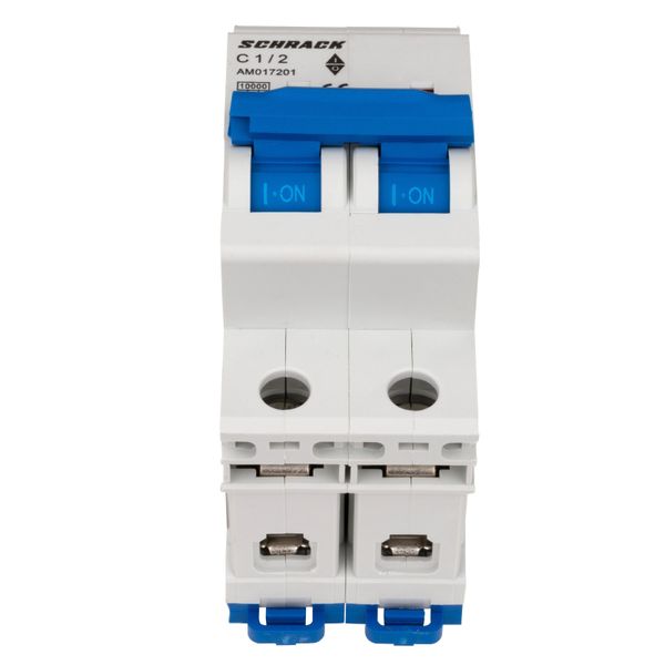 Miniature Circuit Breaker (MCB) AMPARO 10kA, C 1A, 2-pole image 2