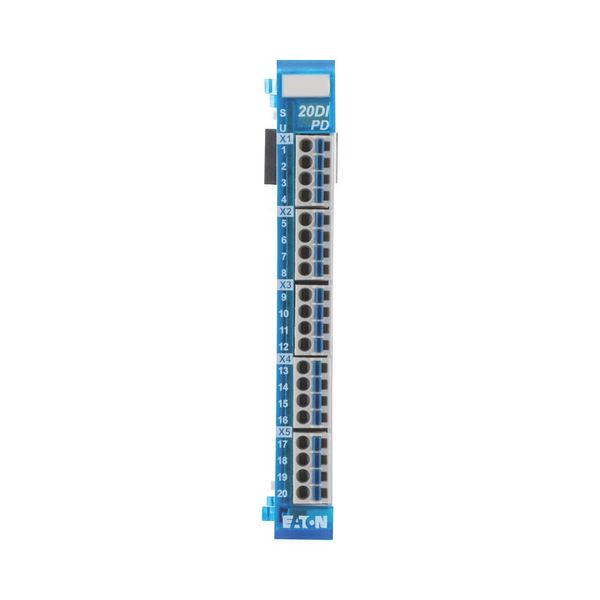 Digital input module, 20 digital inputs 24 V DC each, pulse-switching, 5.0 ms image 9