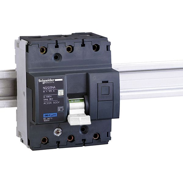 switch-disconnector NG125NA - 3 poles - 63 A image 1