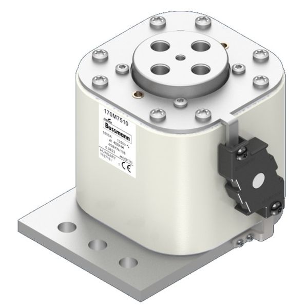 Fuse-link, high speed, 2000 A, AC 1250 V, size 4, 100 x 120 x 106 mm, aR, IEC, single indicator image 1