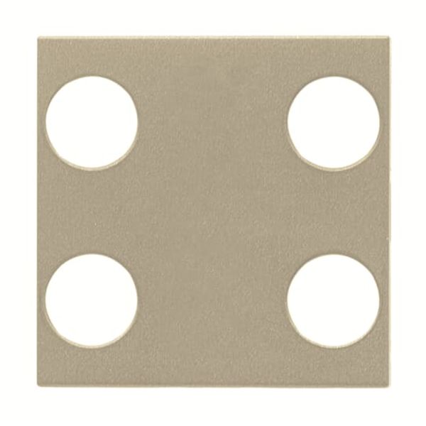 N2221.4 CV Cover plate for Switch/push button Central cover plate Champagne - Zenit image 1