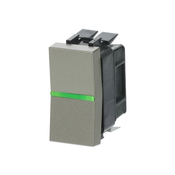 N2102.5 CV Switch 2-way Rocker/button Two-way switch with LED exchangeable Champagne - Zenit image 1