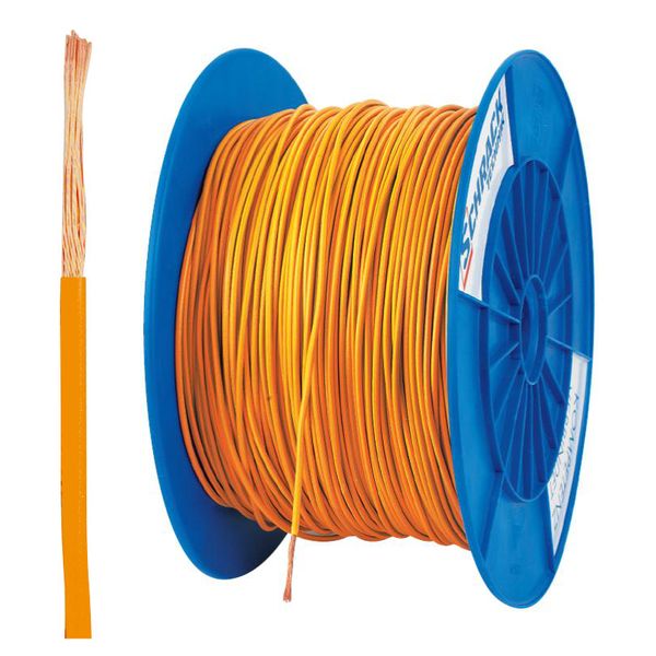 PVC Insulated Single Core Wire H05V-K 0.5mmý orange (coil) image 1