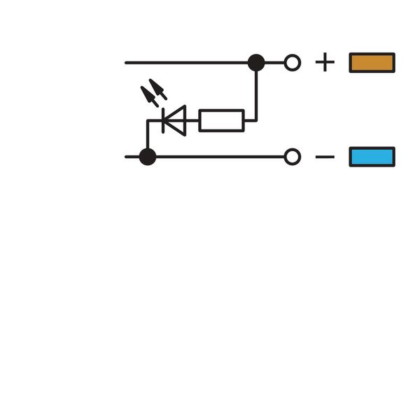 3-conductor sensor supply terminal block LED (green) for PNP-(high-sid image 2