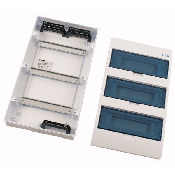 ECO Compact distribution board, surface mounted, 3-rows, 12 MU, IP40 image 3