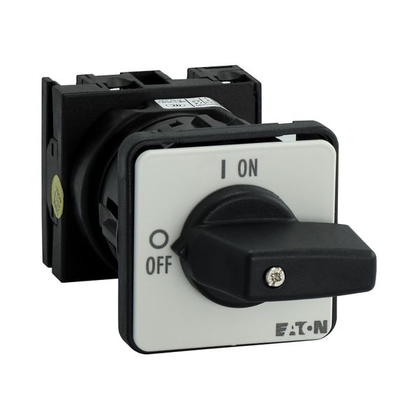 On-Off switch, 1 pole, 20 A, 90 °, center mounting image 32