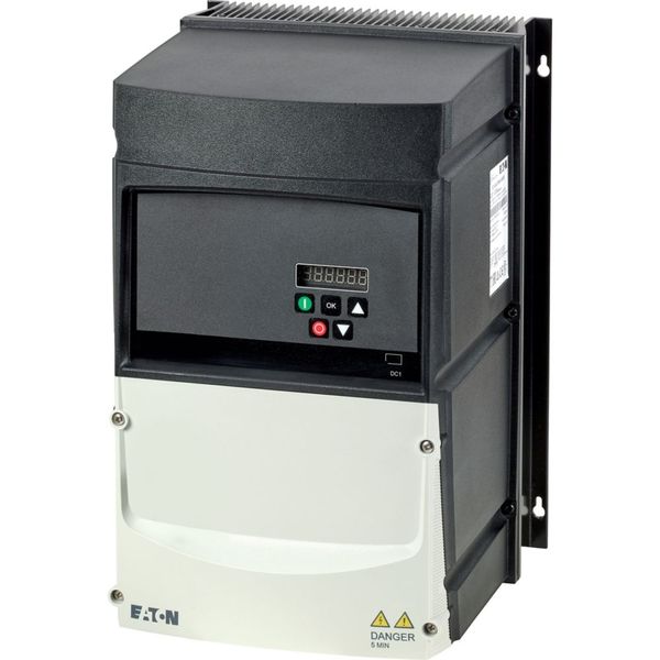 Variable frequency drive, 230 V AC, 3-phase, 30 A, 7.5 kW, IP66/NEMA 4X, Radio interference suppression filter, Brake chopper, 7-digital display assem image 10