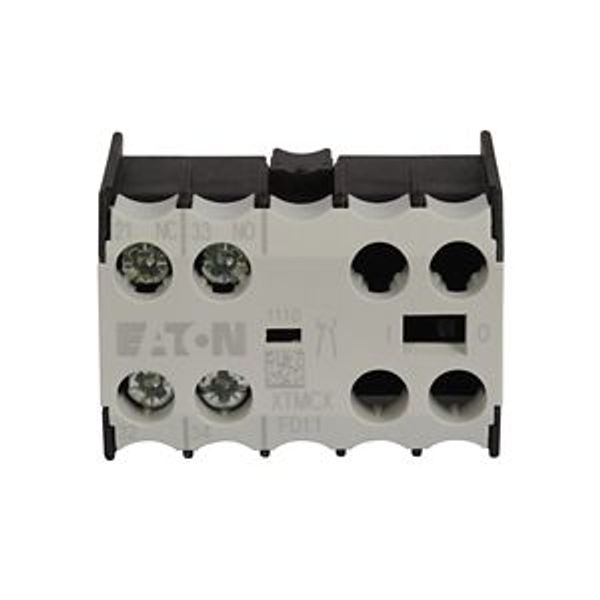 Auxiliary contact module, 1 N/O, 1 NC, Front fixing, Screw terminals, DILE(E)M image 5