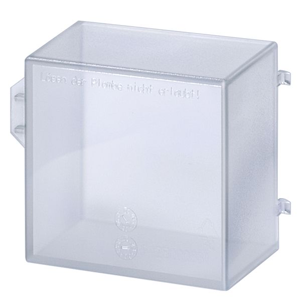 ALPHA-ZS, transparent cover for MCB/NEOZED/DIAZED, sealable image 1