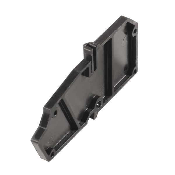 End and partition plate for terminals, black image 1