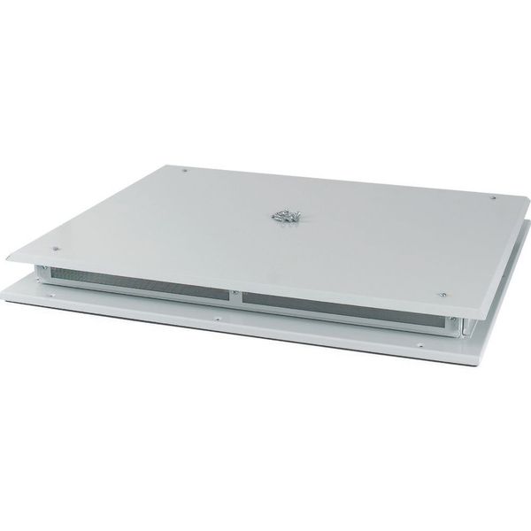 Top plate, ventilated, W=1100mm, IP42, grey image 4